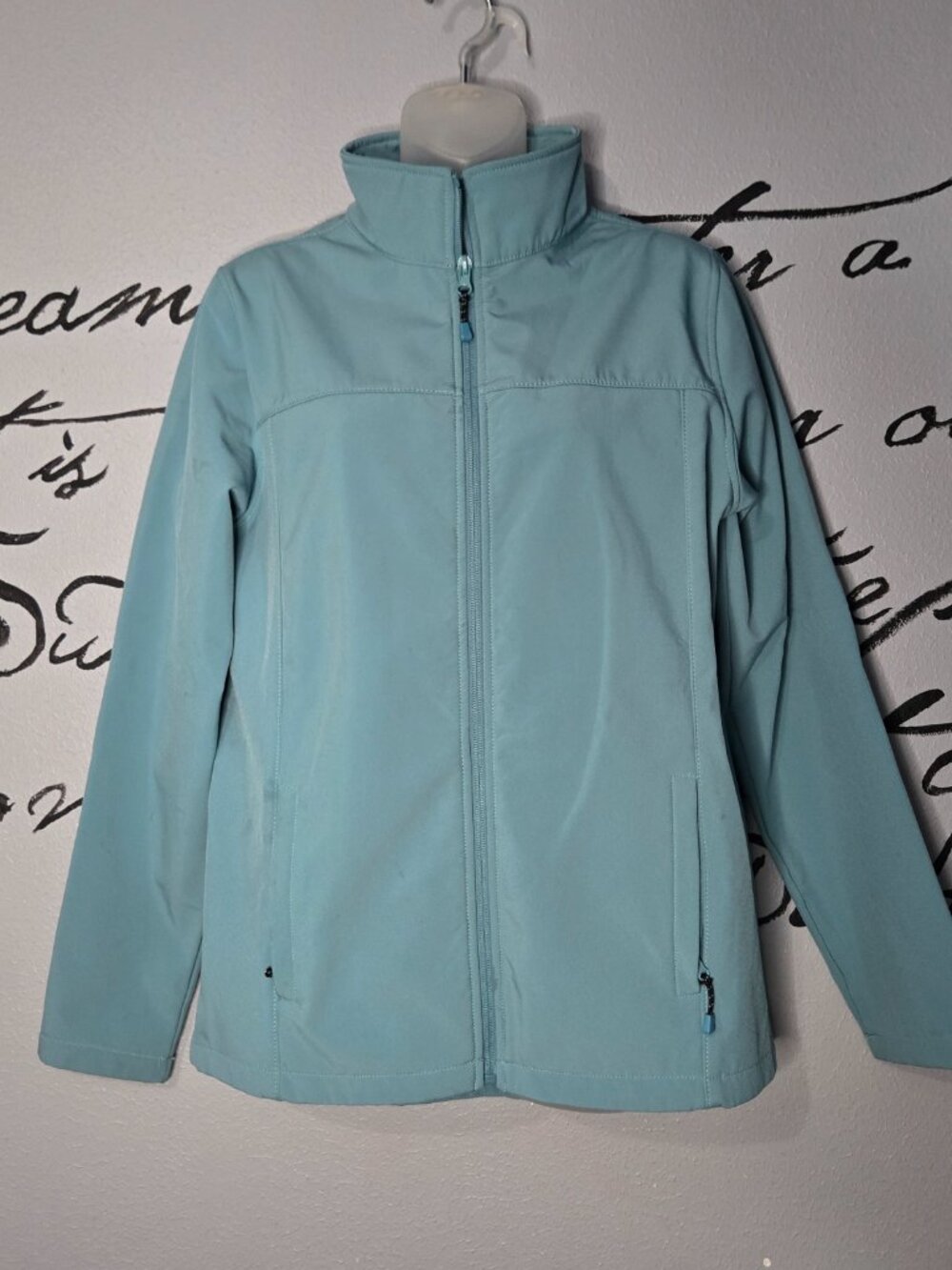 Powder River Outfitters Women's Performance Softshell Jacket, Light Teal, XL